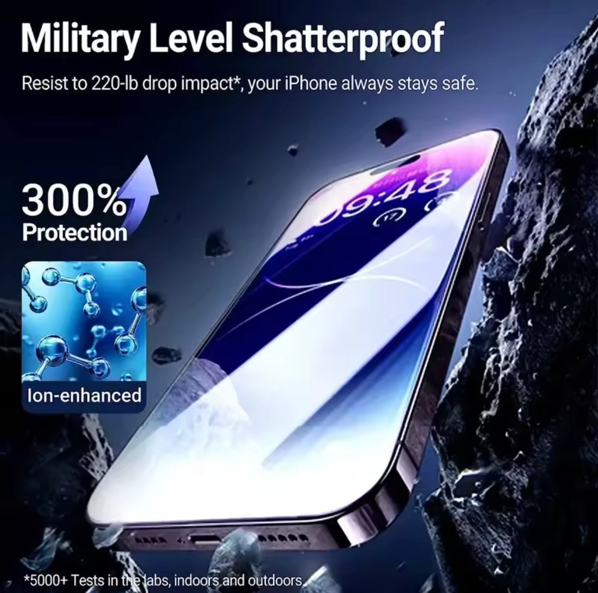 Protector de pantalla + cámaras para Iphone