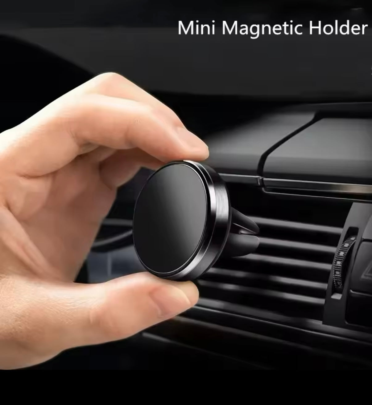 Soporte magnético para sujetar el movil en el coche