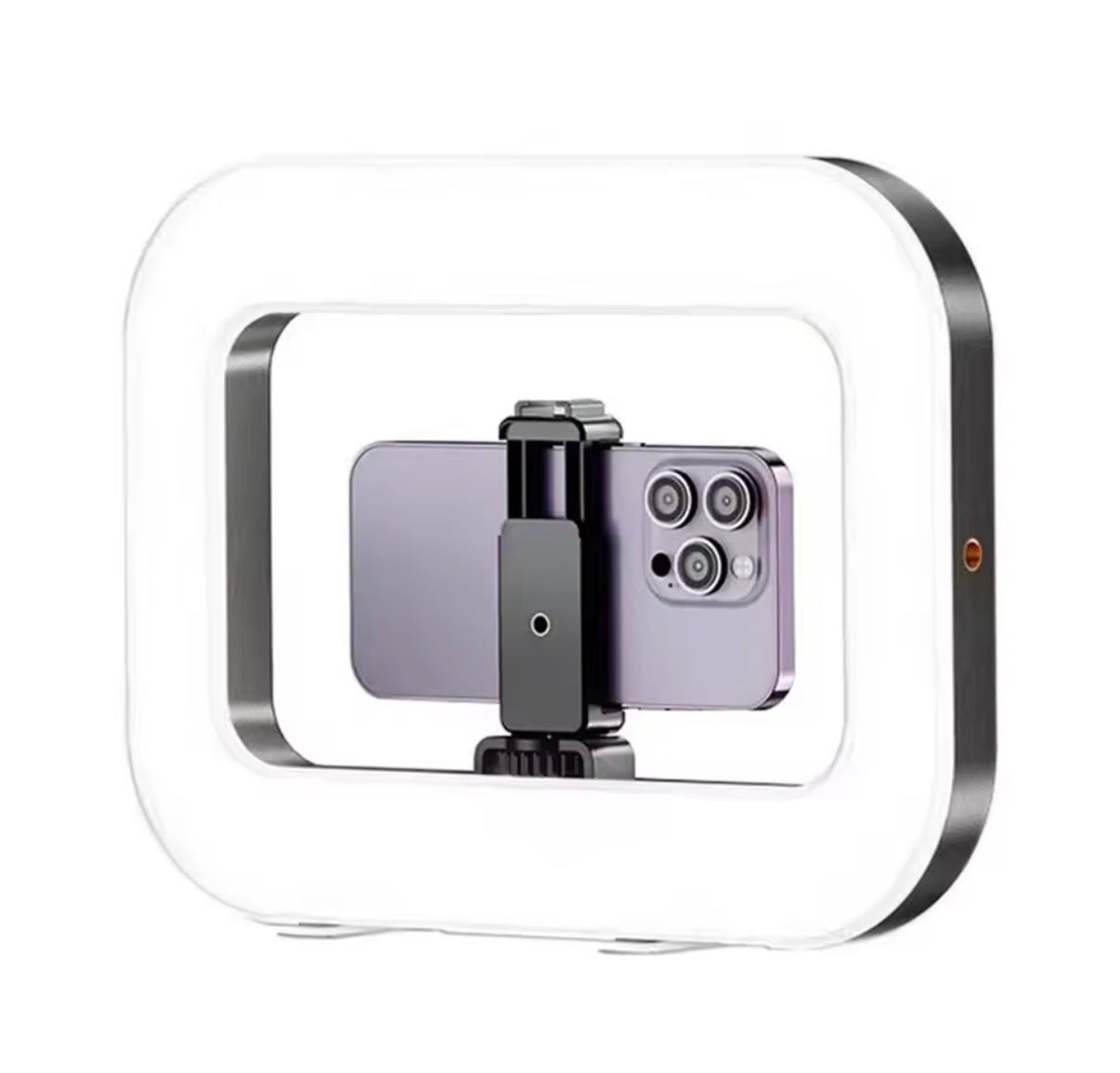 Anillo de luz LED portátil |Luz de relleno recargable para selfies y transmisión en vivo