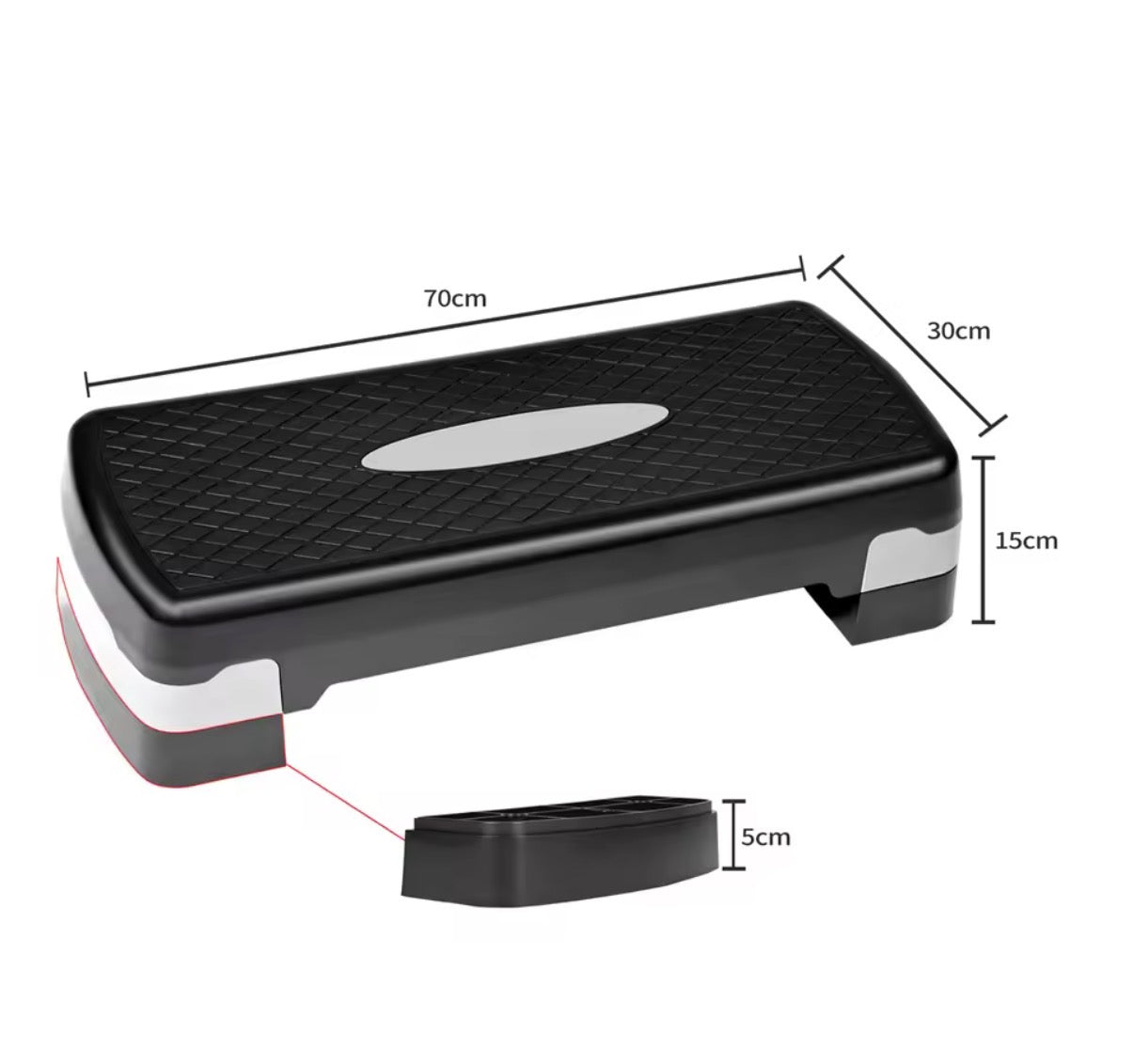 Step Aerobic con Altura Regulable | Plataforma Fitness para Casa