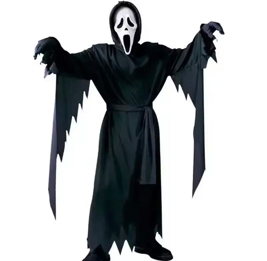 Disfraz de Grito para niños 😱 | Fantasma de la Muerte de Halloween | Terror infantil y adolescentes