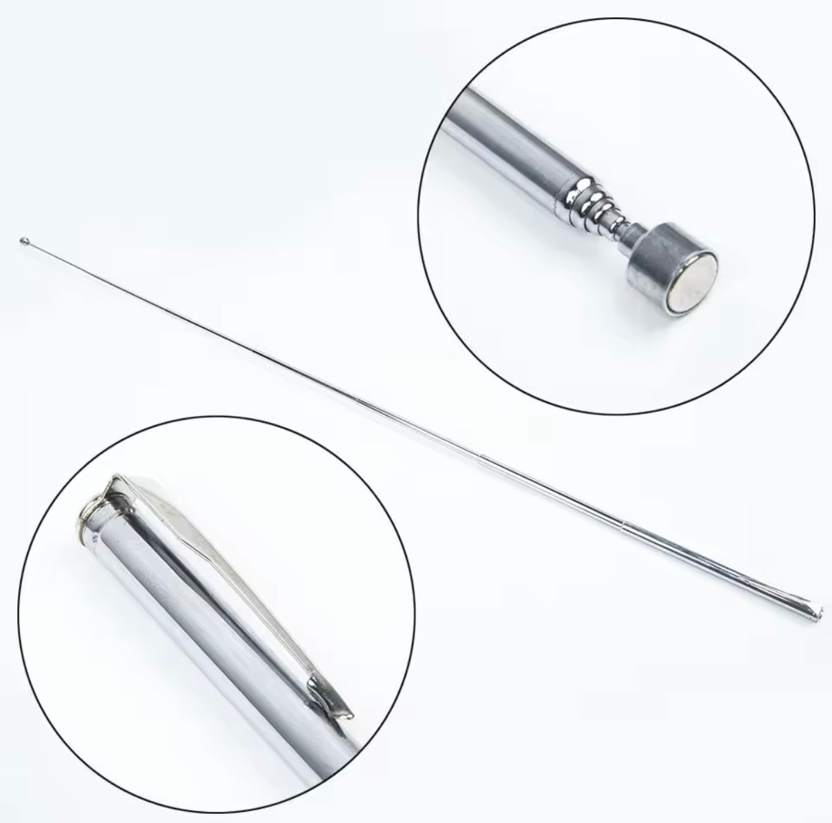 Recogedor magnético extensible portátil | Herramienta ideal para reparación de coches y mantenimiento