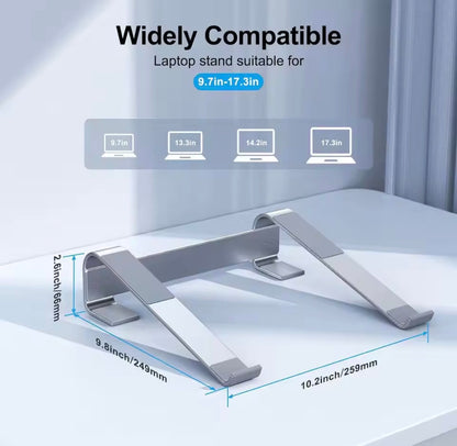 Soporte para Portátil Ajustable de Escritorio | Elevador Compatible con MacBook, Dell, HP, Lenovo y más (13–17”)