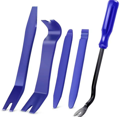 Juego de herramientas de mano para coche.