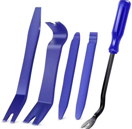 Juego de herramientas de mano para coche, Kit de herramientas de desmontaje de coche, herramienta de extracción de salpicadero, Panel embellecedor de plástico Interior