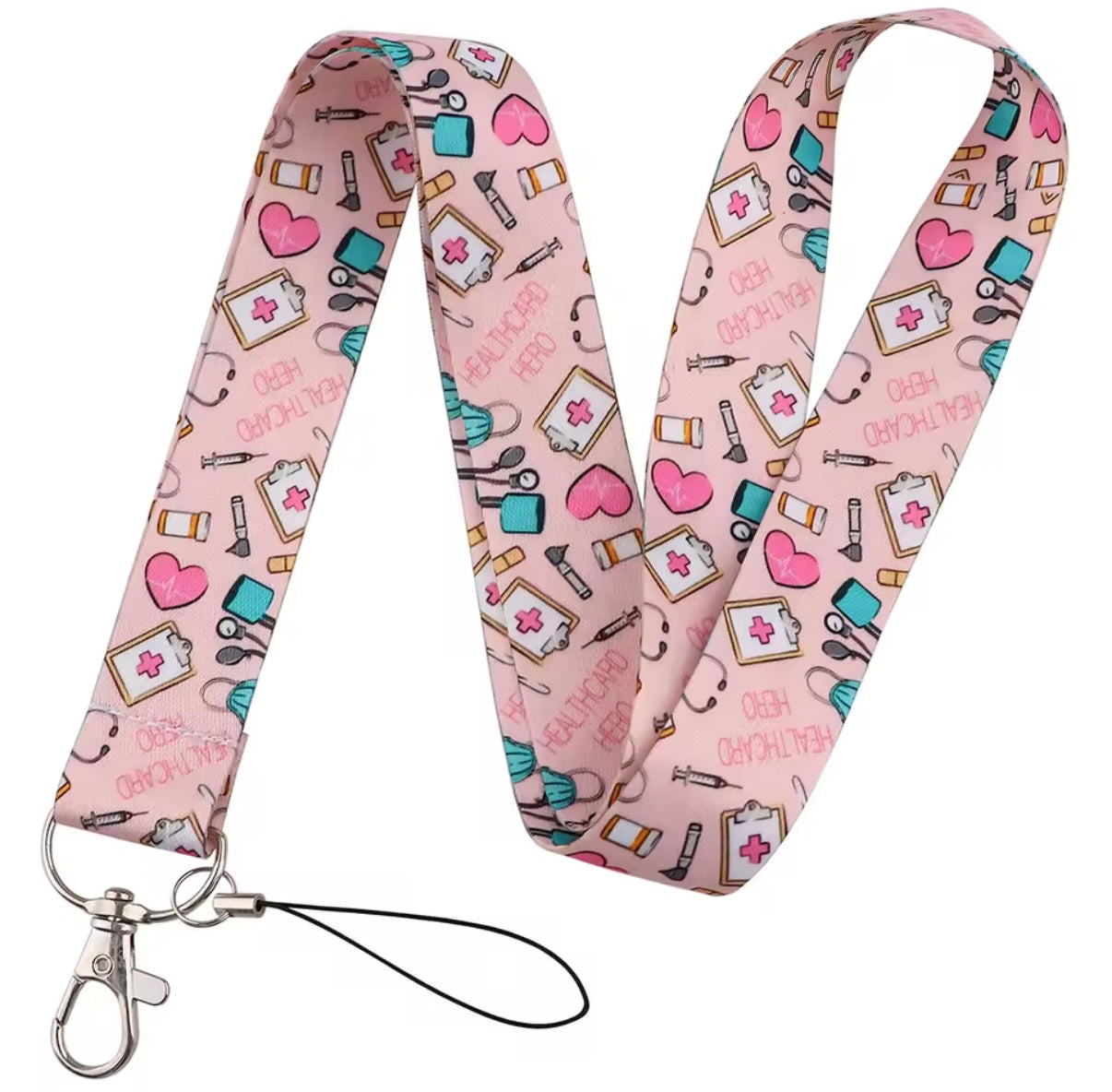Layard de cuello para llaves de enfermera, adornos colgantes.