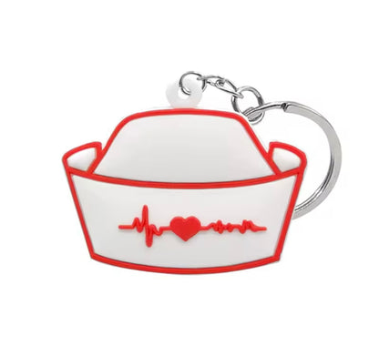 LLaveros de goma de PVC para enfermeras.