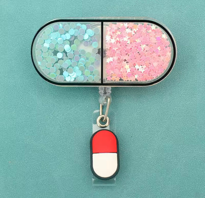 Portatarjetas retráctil, exposición, tarjeta de nombre de Enfermera