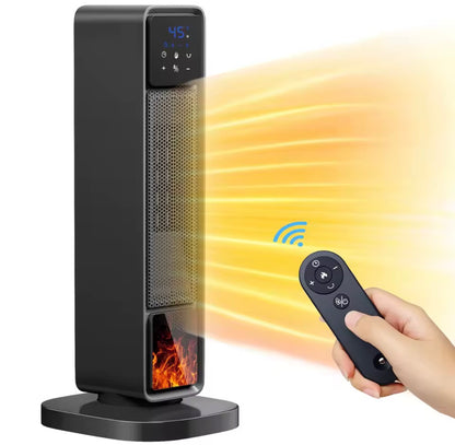 Calentador Eléctrico 2200W Inteligente con Pantalla Táctil y Temporizador