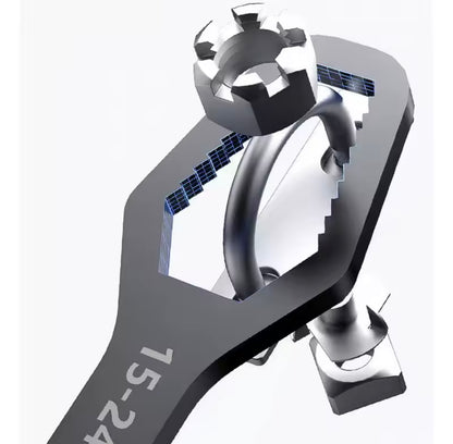 Llave Universal Multifuncional – Ajustable para diferentes tornillos y tuercas