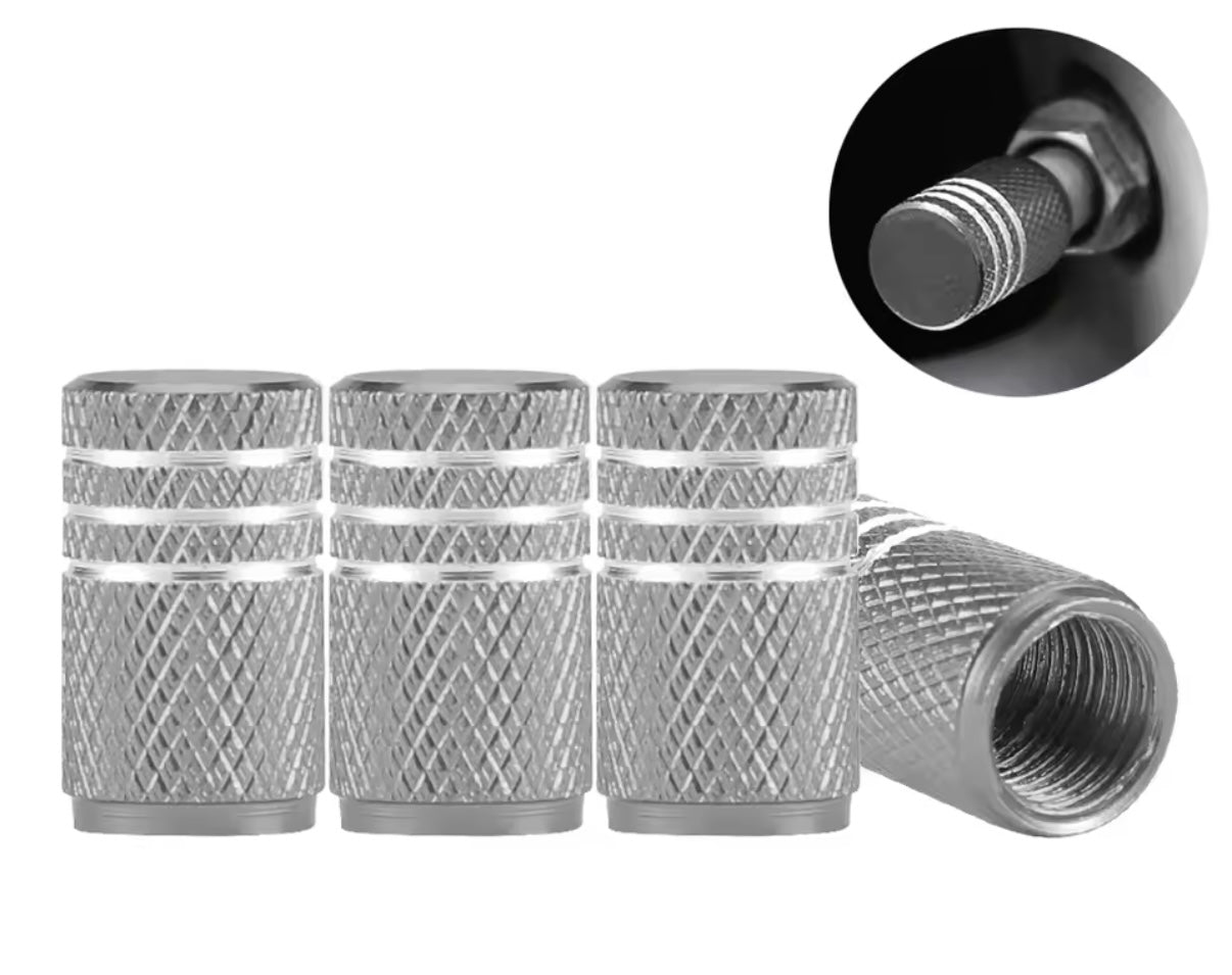 4-Tapones para válvulas de coche,disponible en varios colores.