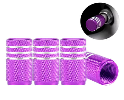 4-Tapones para válvulas de coche,disponible en varios colores.