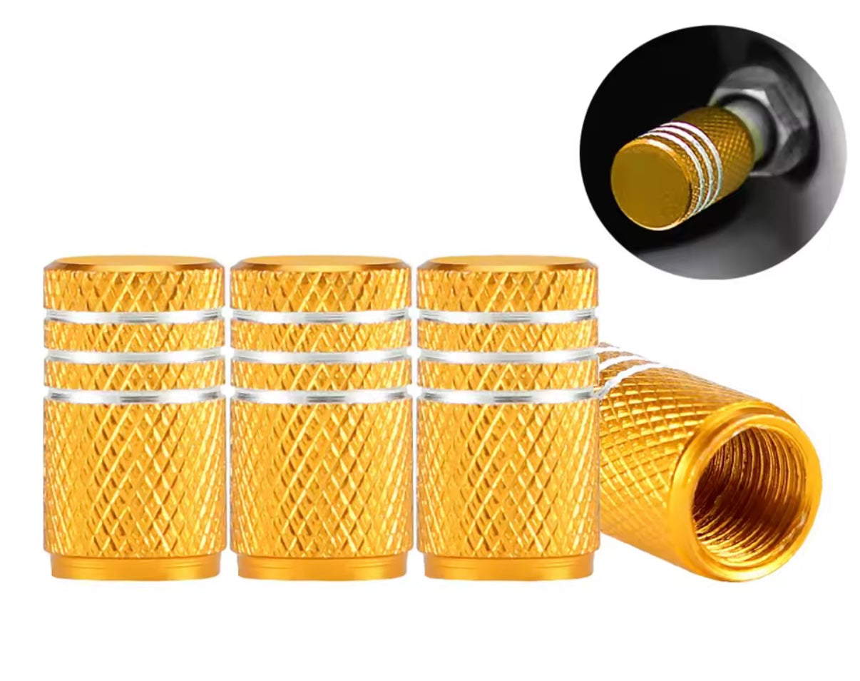 4-Tapones para válvulas de coche,disponible en varios colores.