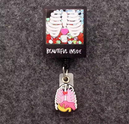 Portatarjetas retráctil, exposición, tarjeta de nombre de Enfermera