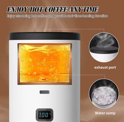 Cafetera de Viaje Inalámbrica | Espresso, Cápsulas y Prensa 3 en 1