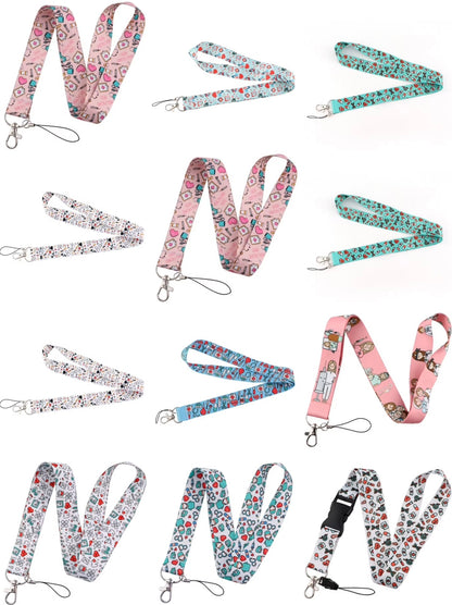 Layard de cuello para llaves de enfermera, adornos colgantes.