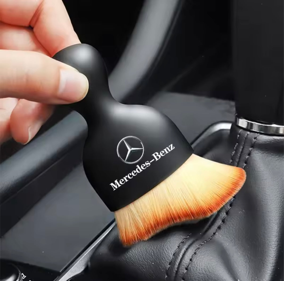 Cepillo de limpieza para tablero de salida de aire acondicionado de coche, cepillo para polvo Interior de coche para Mercedes Benz