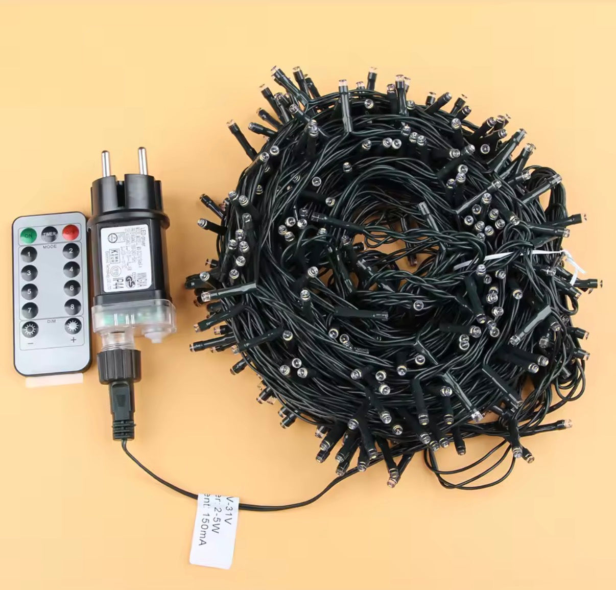 Guirnalda Luces LED 100M para Exterior 100–800 LEDs | Navidad y Fiestas