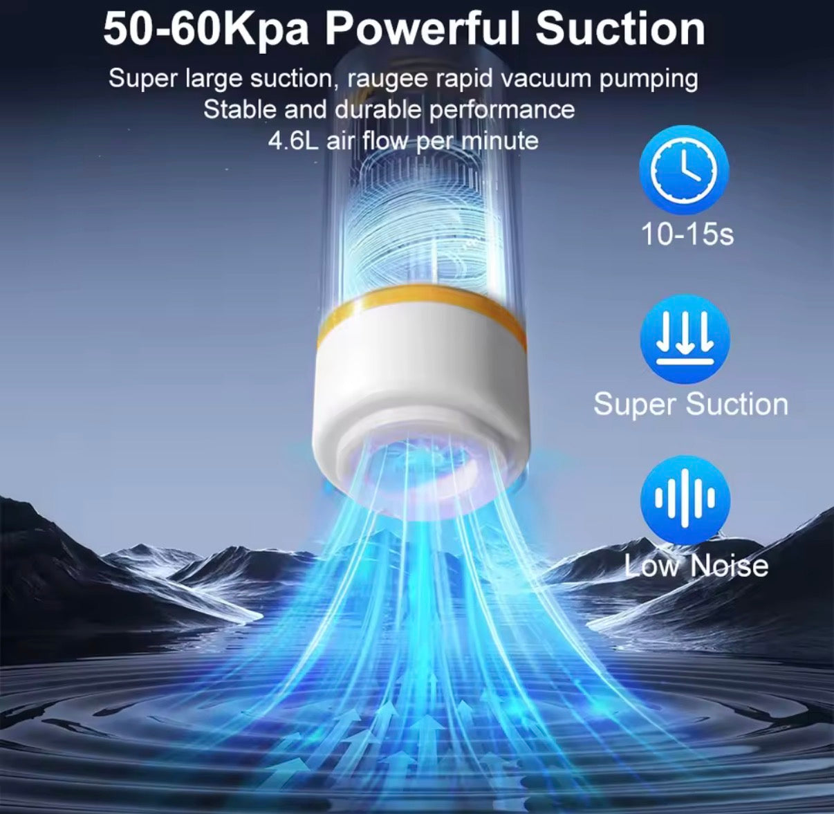 Mini bomba de aire eléctrica recargable para alimentos | Selladora de bolsas al vacío portátil