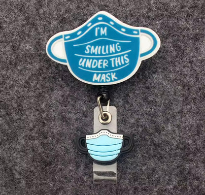 Portatarjetas retráctil, exposición, tarjeta de nombre de Enfermera