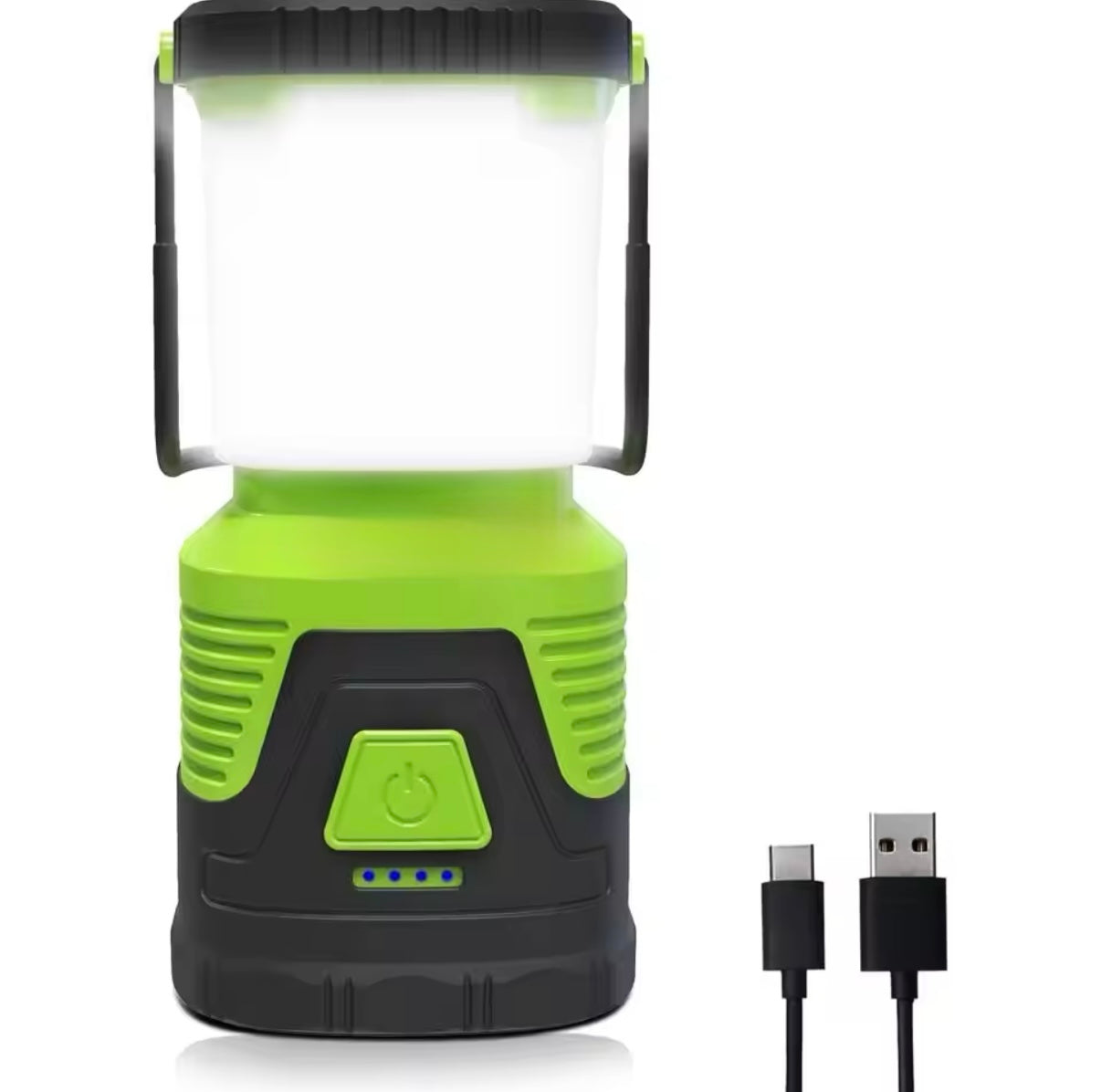 Lámpara Camping IP54 con batería 5000mAh para cargar el movil, Linterna de Camping Led Recargable Luces de Campamento 1000LM, Linterna para Interrupciones de Energía, Emergencia,  Cable USB Incluido