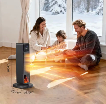Calentador Eléctrico 2200W Inteligente con Pantalla Táctil y Temporizador