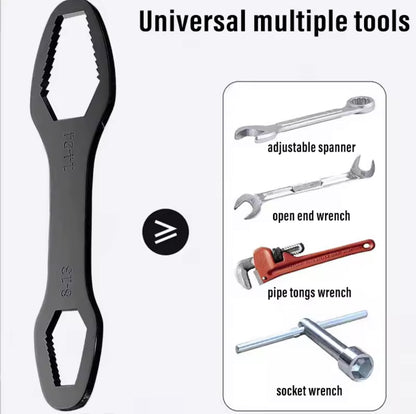 Llave Universal Multifuncional – Ajustable para diferentes tornillos y tuercas