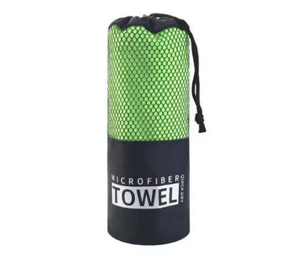 Toalla de microfibra de secado rápido para deporte.