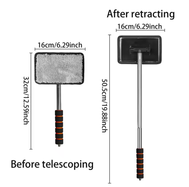 CEPILLO TELESCOPICO PARA LIMPIEZA DE AUTOMOVIL