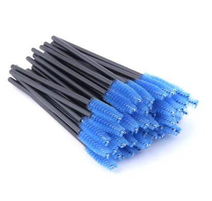 50 Uds. Brochas de maquillaje de pestañas desechables.