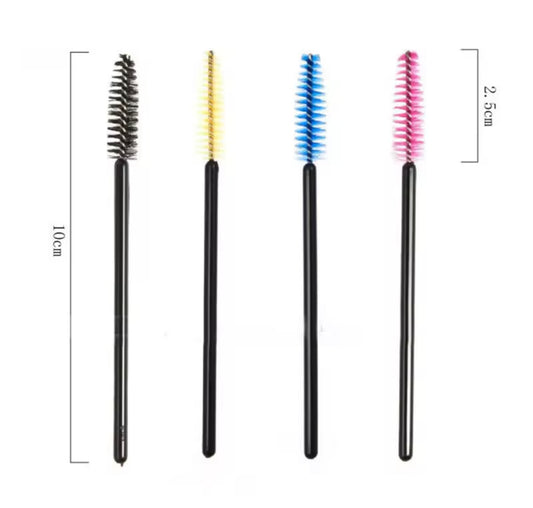 50 Uds. Brochas de maquillaje de pestañas desechables varitas de rímel profesionales aplicador carretes pestañas cepillo cosmético herramienta de maquillaje