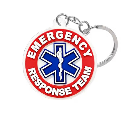 LLaveros de goma de PVC para enfermeras.