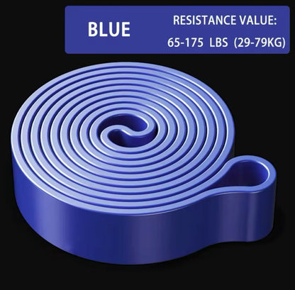 Juego de bandas de resistencia para ejercicios en casa.