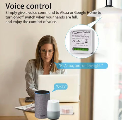 Interruptor inteligente WiFi 16A – Controla tu hogar desde el móvil