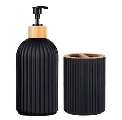 Dispensador de jabón de manos.