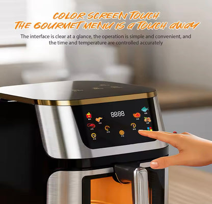 Freidora de aire de 2.800W,10L.