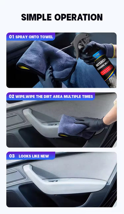 Producto para la limpieza interior de vehículos