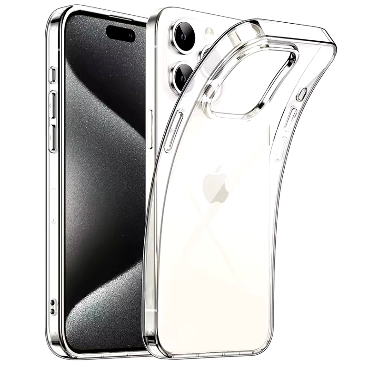 Funda delgada transparente Silicona For Iphone 16,16 pro, 16 pro max , 15, 15 pro, 15 pro max, 15 plus, 14, 14 Pro, 14 pro max, iPhone 13, 13 Pro Max, 13 pro