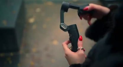 Estabilizador portátil 3-ejes con seguimiento facial AI – ideal para TikTok, vlogs